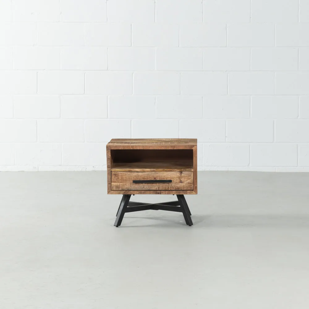 MAURA -  Mango Wood Night Stand