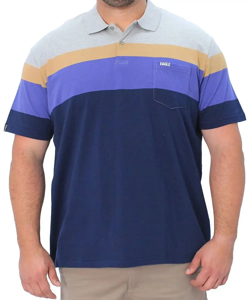 Mens Eagle Stripe Golfer