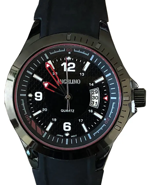 Men's Fashion Watch Asteroid Black- Mens - Fashion - Accessories