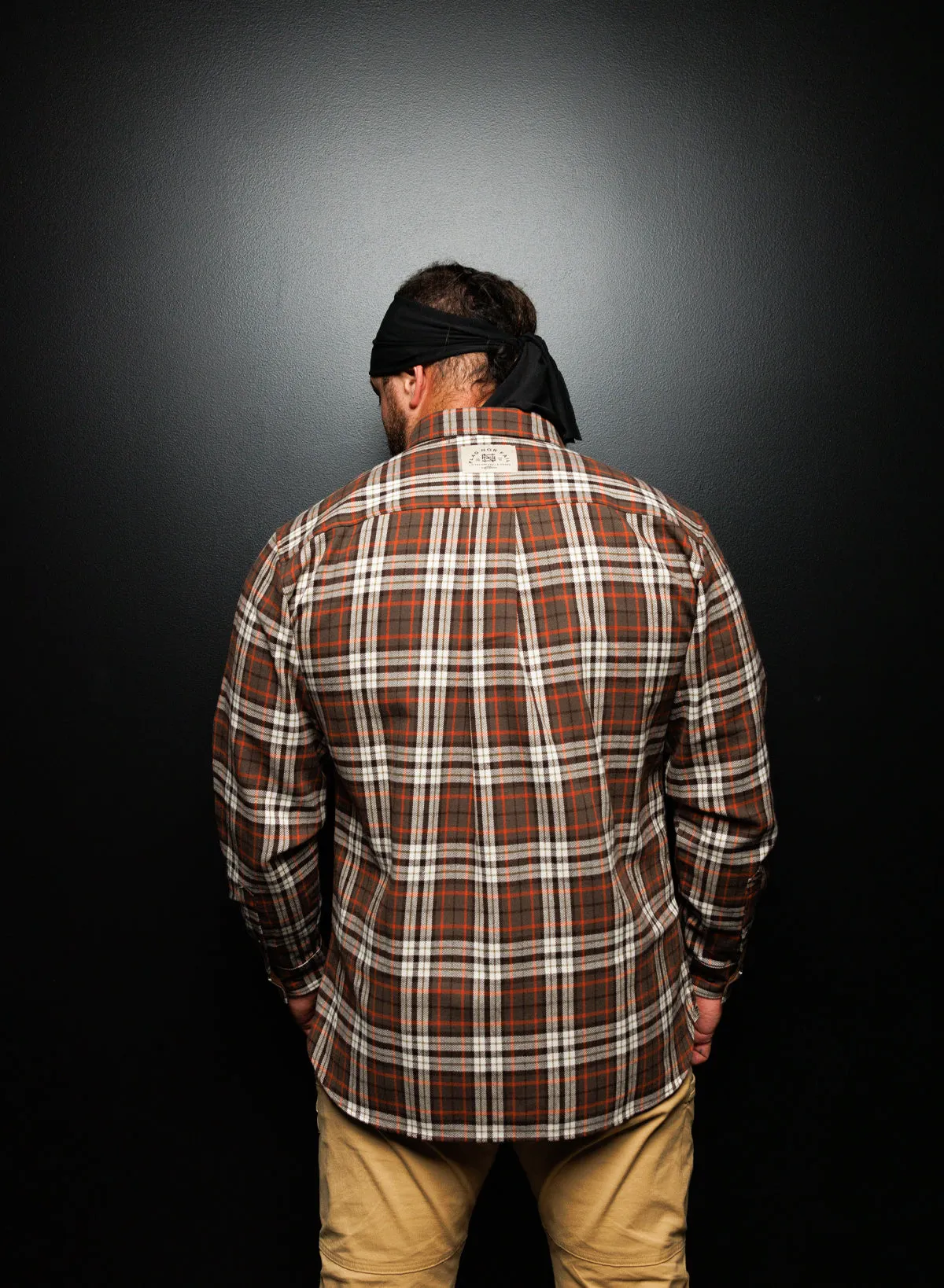 MEN'S FOREVER FLANNEL - ORANGE