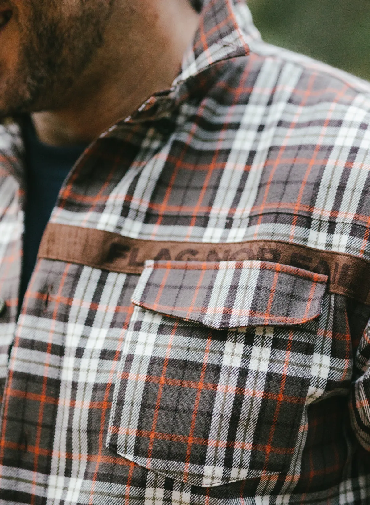 MEN'S FOREVER FLANNEL - ORANGE