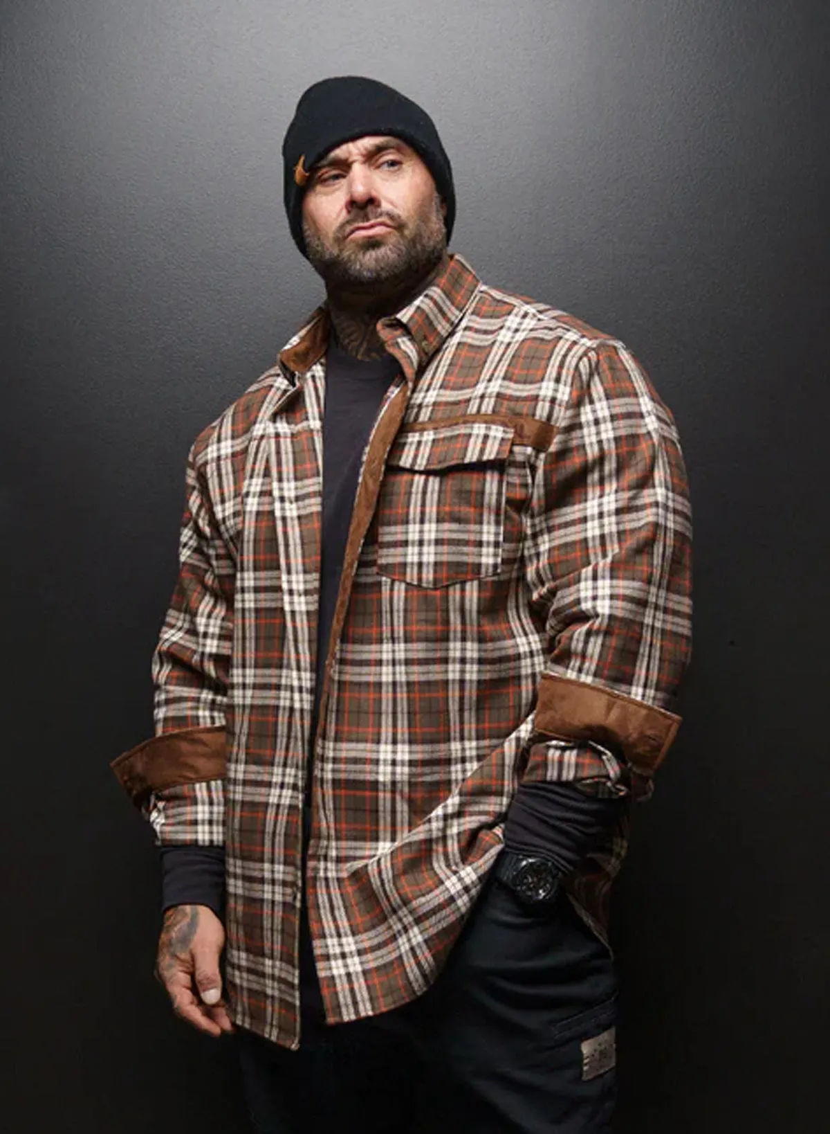 MEN'S FOREVER FLANNEL - ORANGE