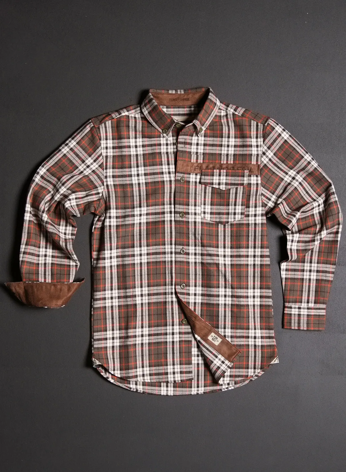 MEN'S FOREVER FLANNEL - ORANGE