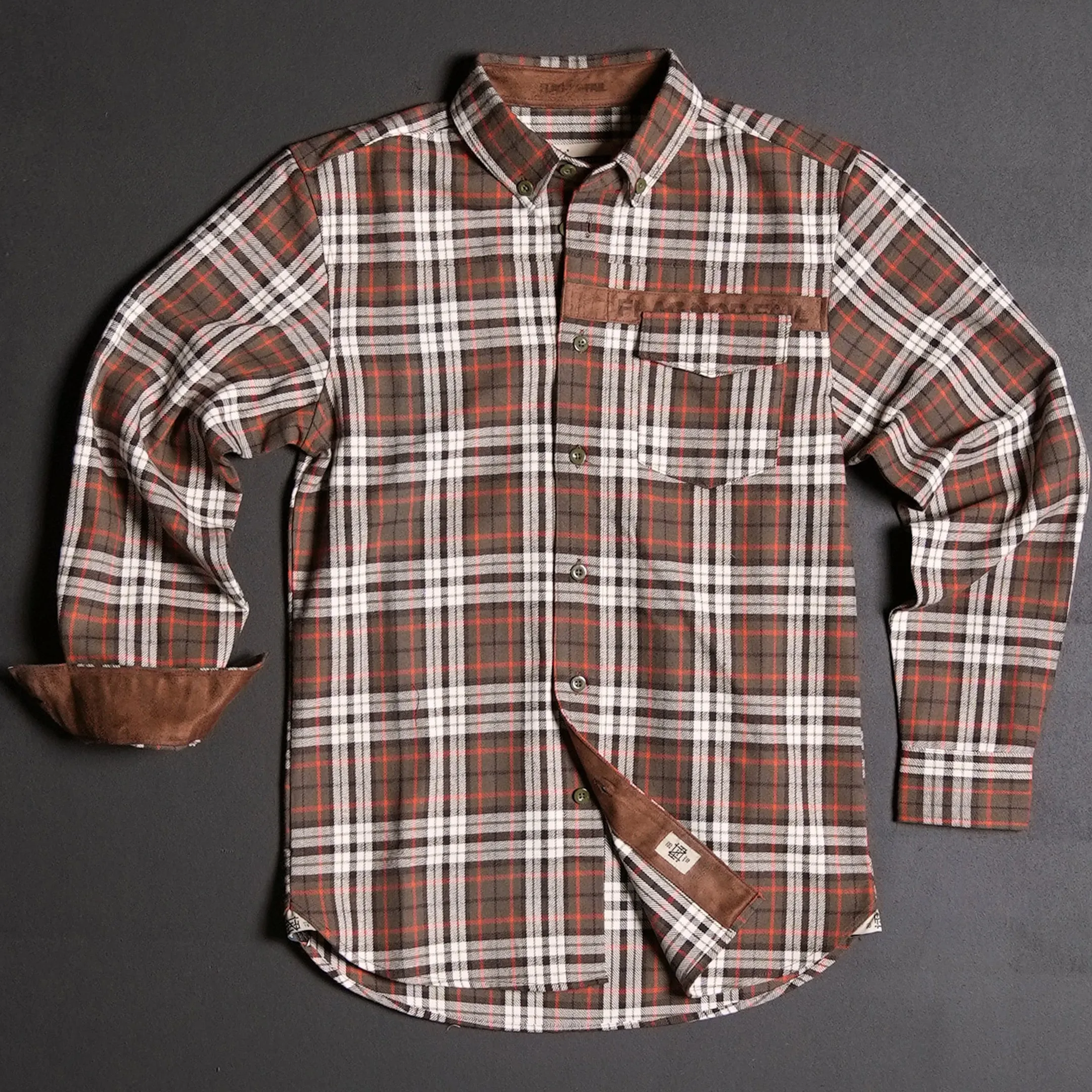 MEN'S FOREVER FLANNEL - ORANGE