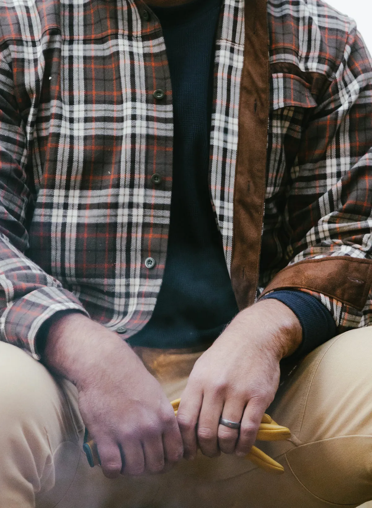 MEN'S FOREVER FLANNEL - ORANGE