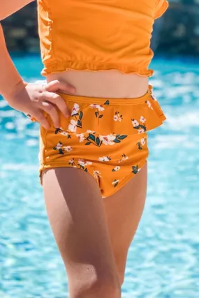 Mini Cabana Bottom | Mango Floral | Final Sale