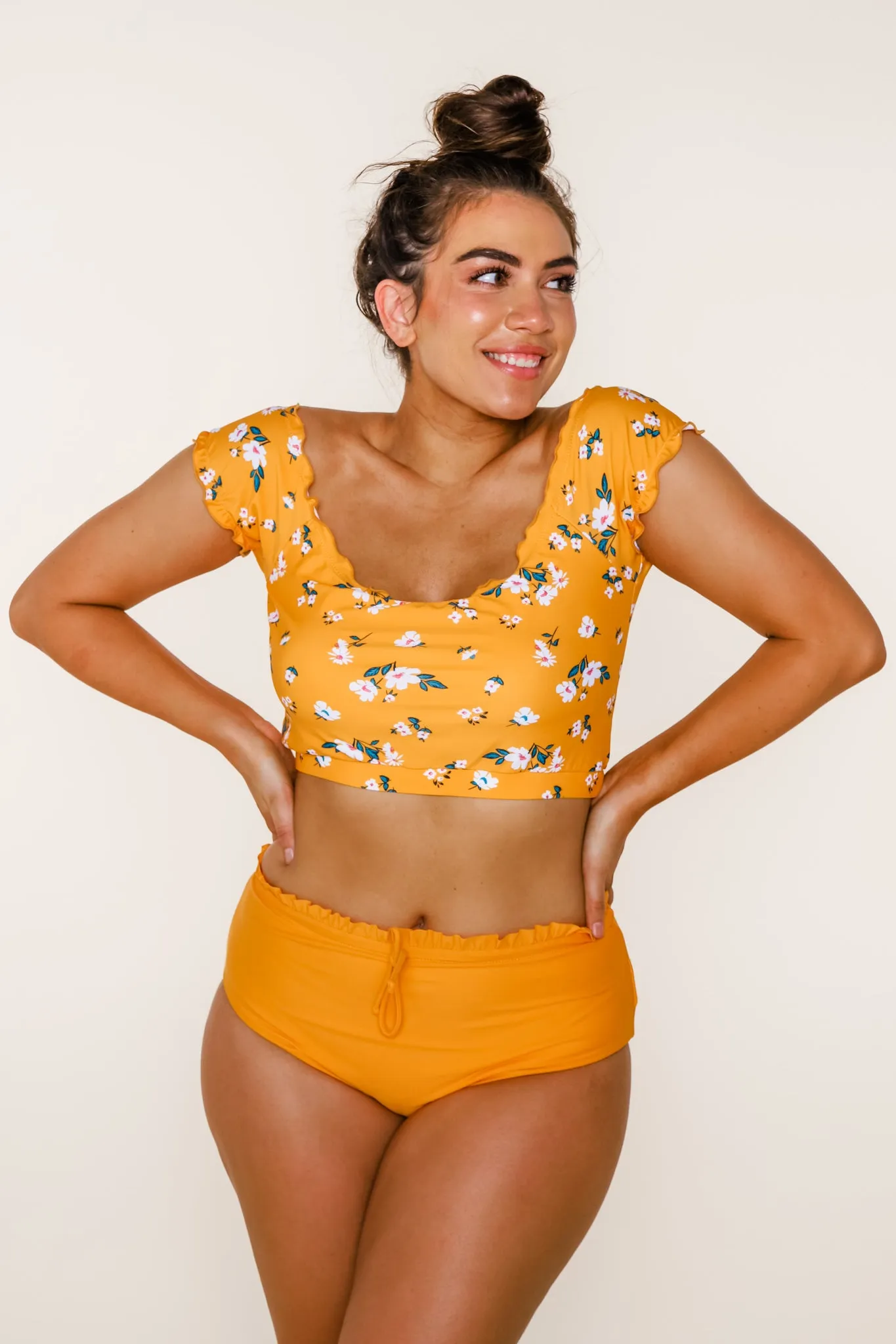 Mo'orea Top | Mango Floral | Final Sale