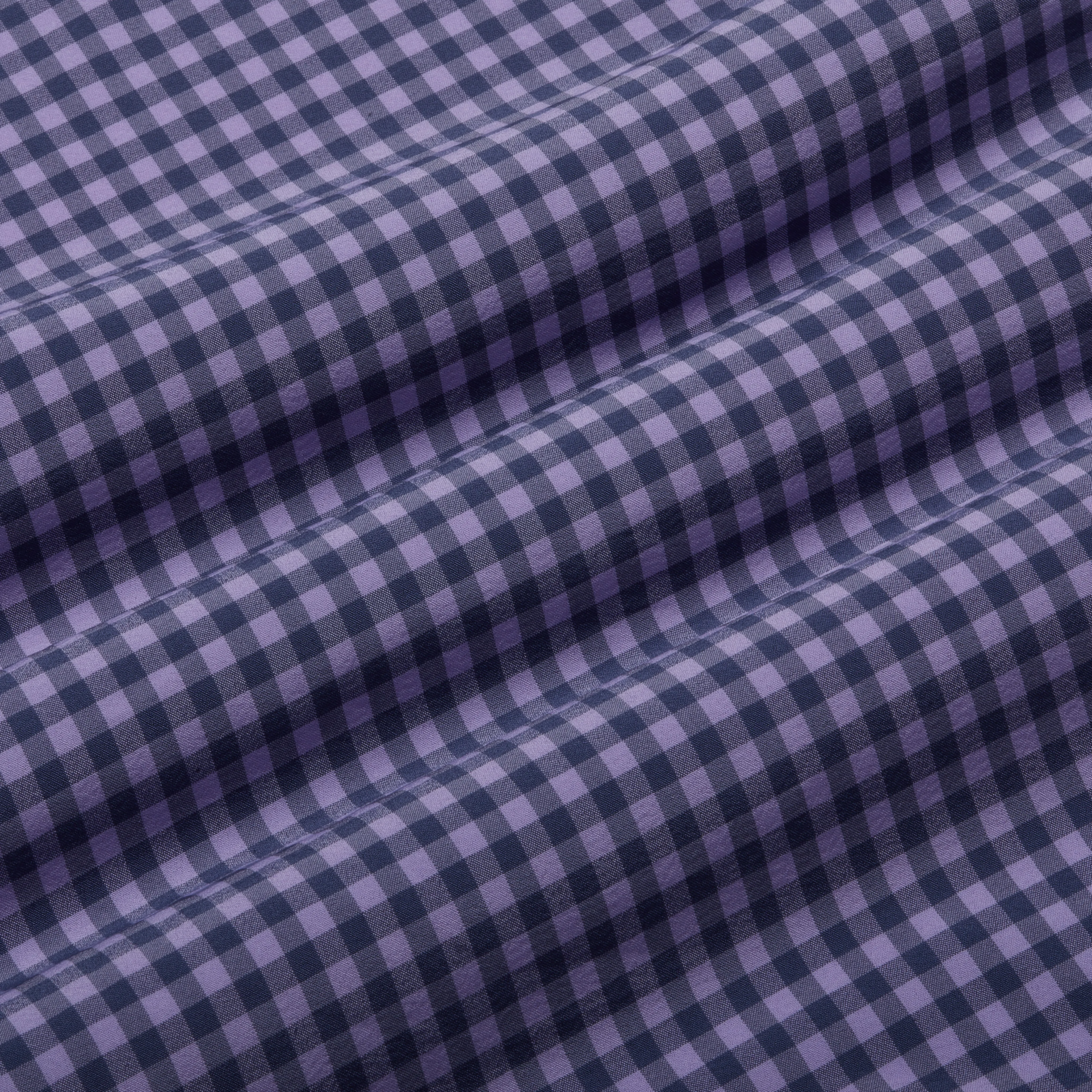 Navy Purple Gingham