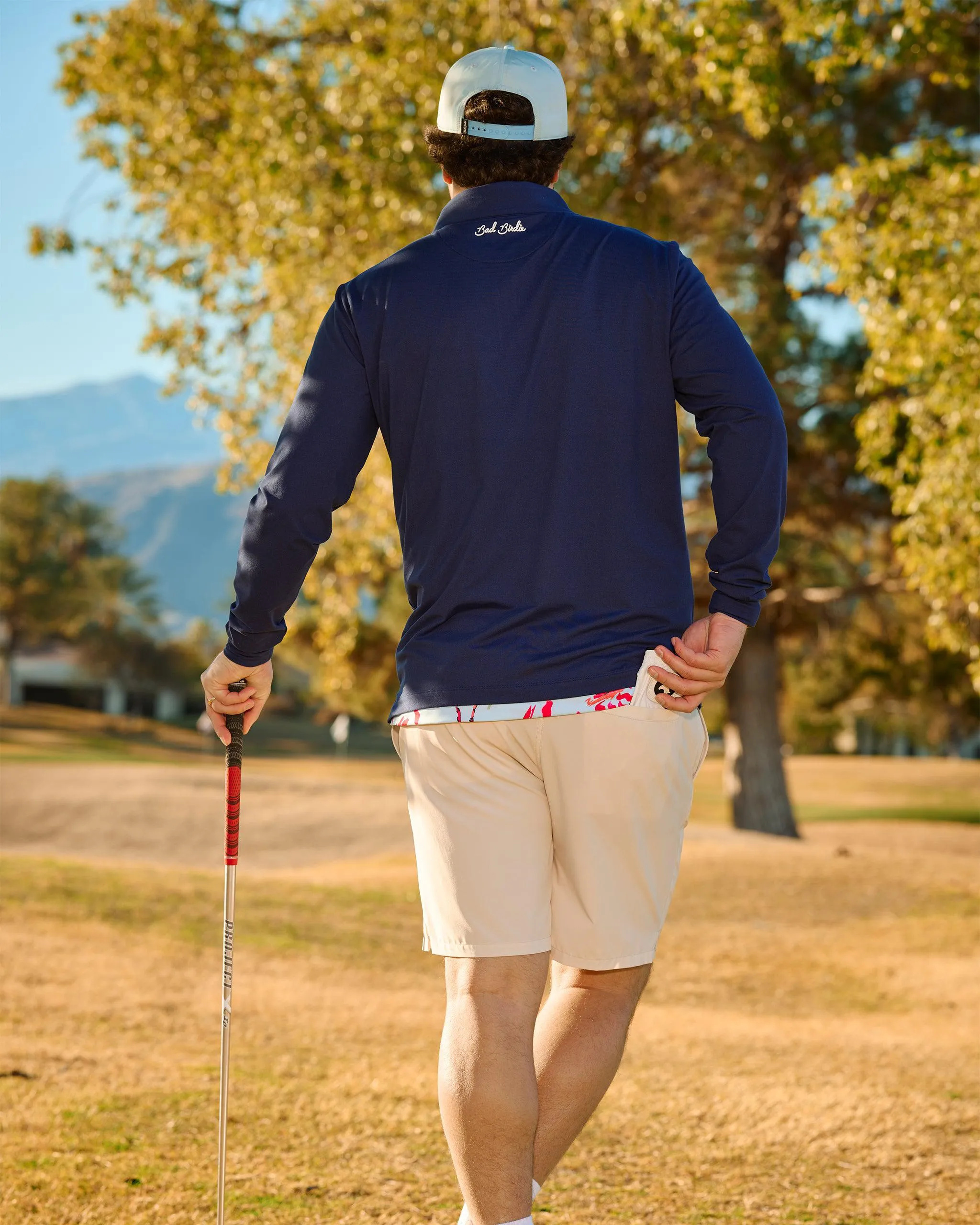 Navy Quarterzip