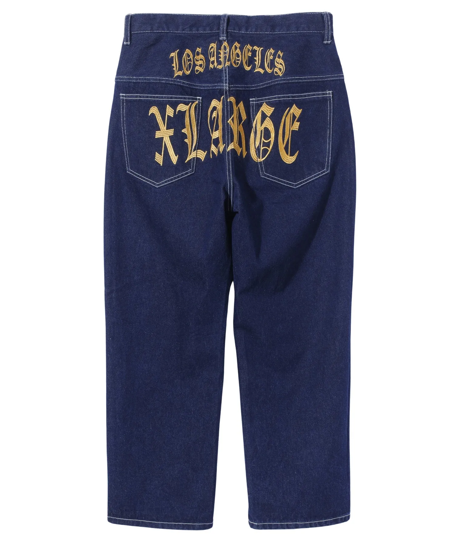 OLD ENGLISH LOGO DENIM PANTS