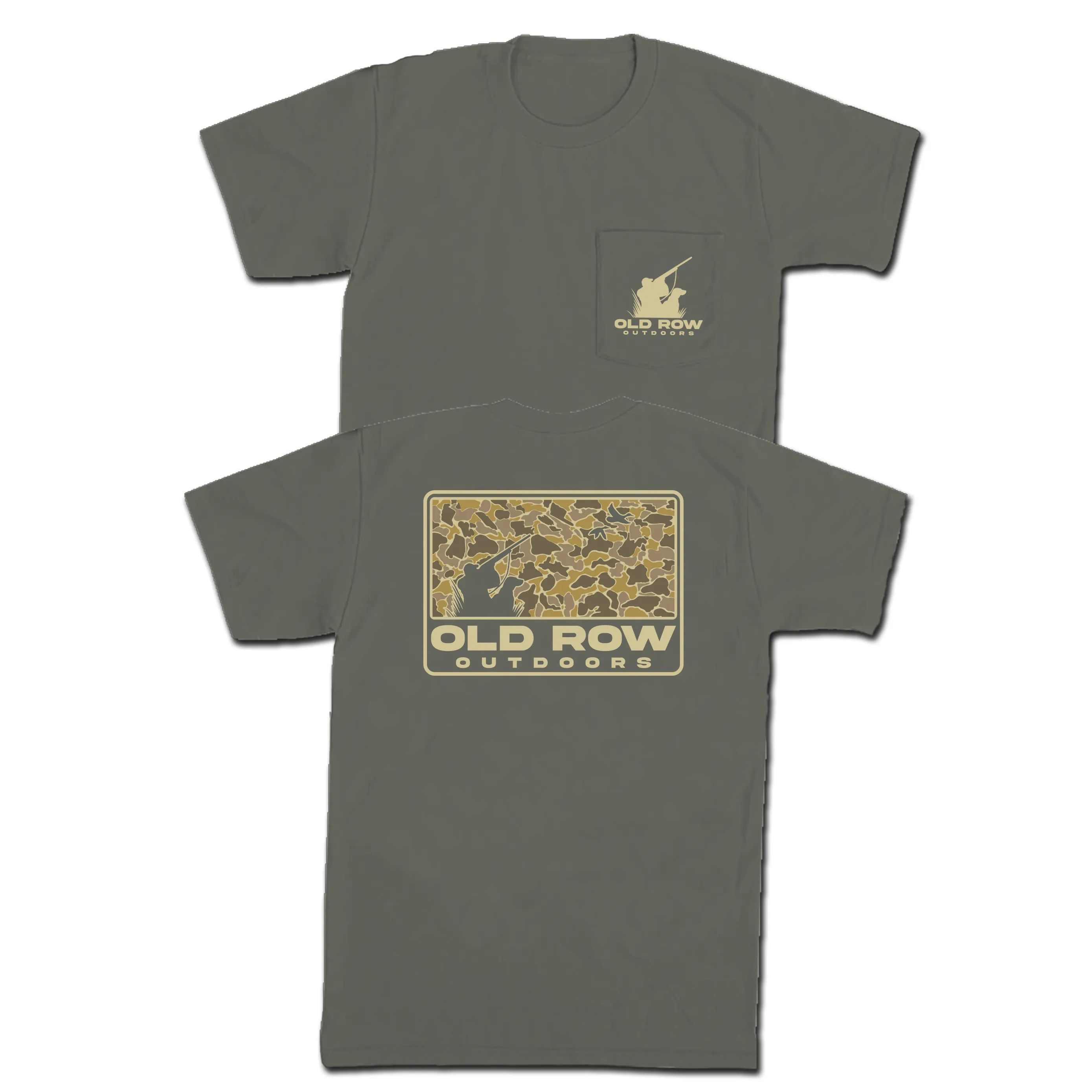 Outdoor 80s Camouflage Pocket T-Shirt from Old Row