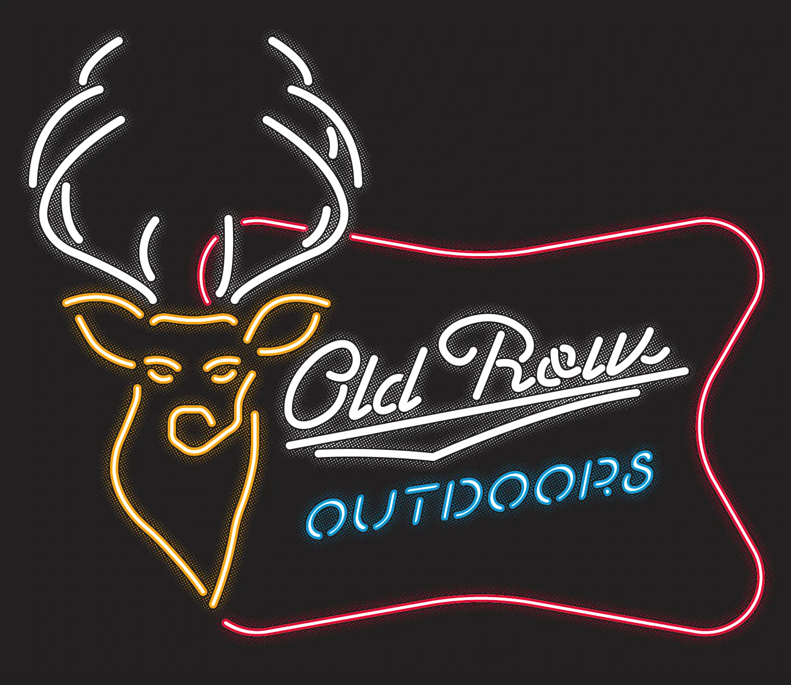 Old Row Outdoors Neon Buck Pocket Tee