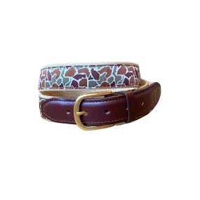 Old School Camo Ribbon Canvas Belt