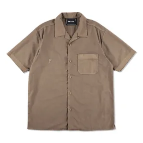 RETRO BROWN H/S SHIRT / BROWN