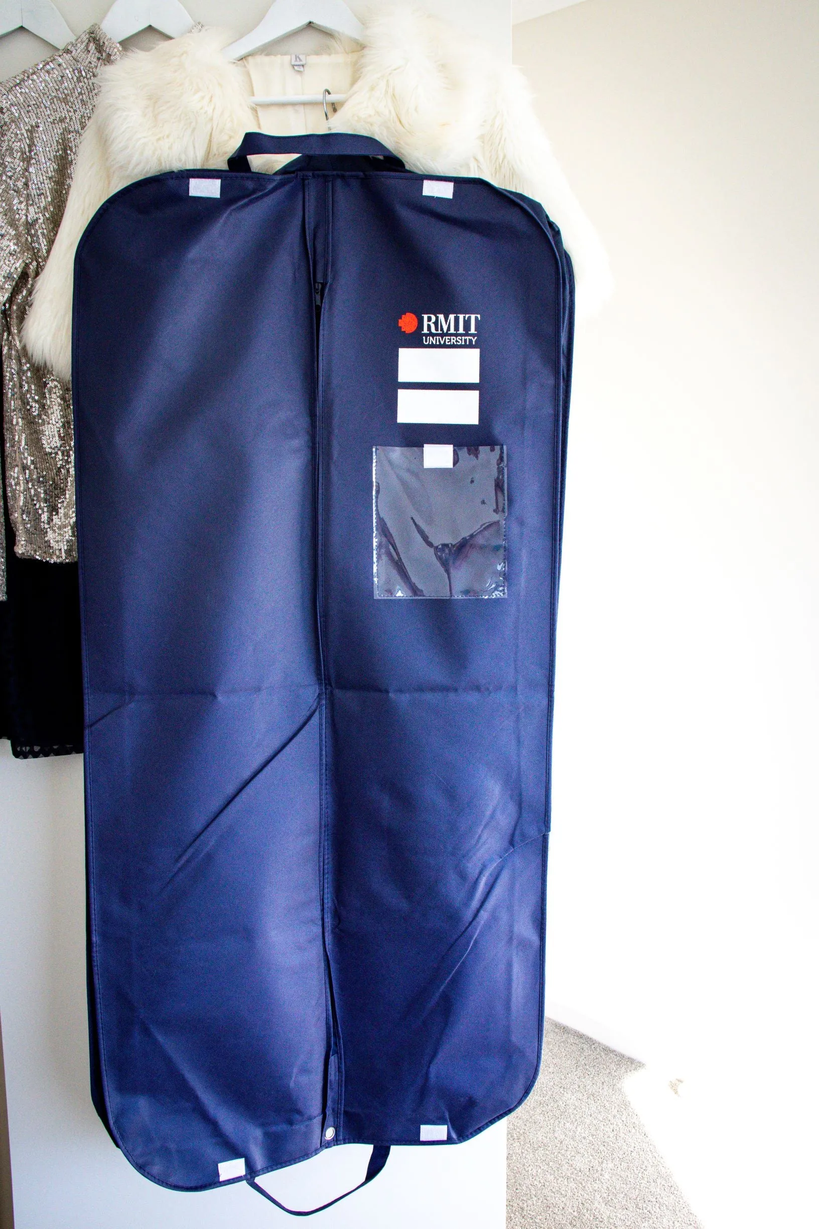 RMIT Fashion Textiles Garment Bag