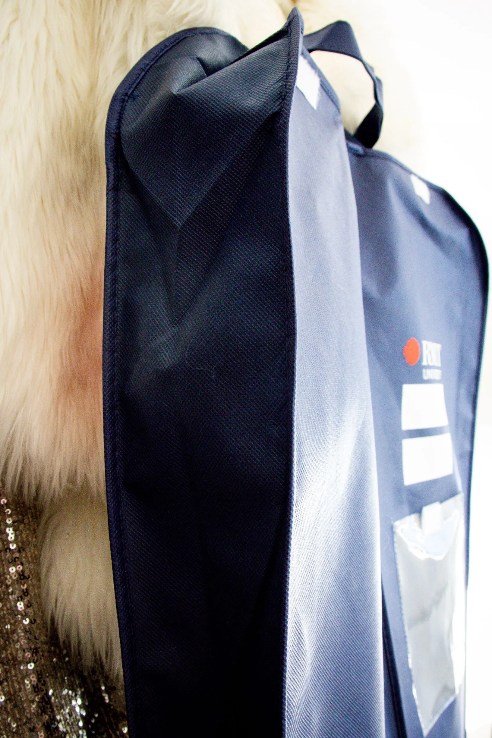 RMIT Fashion Textiles Garment Bag