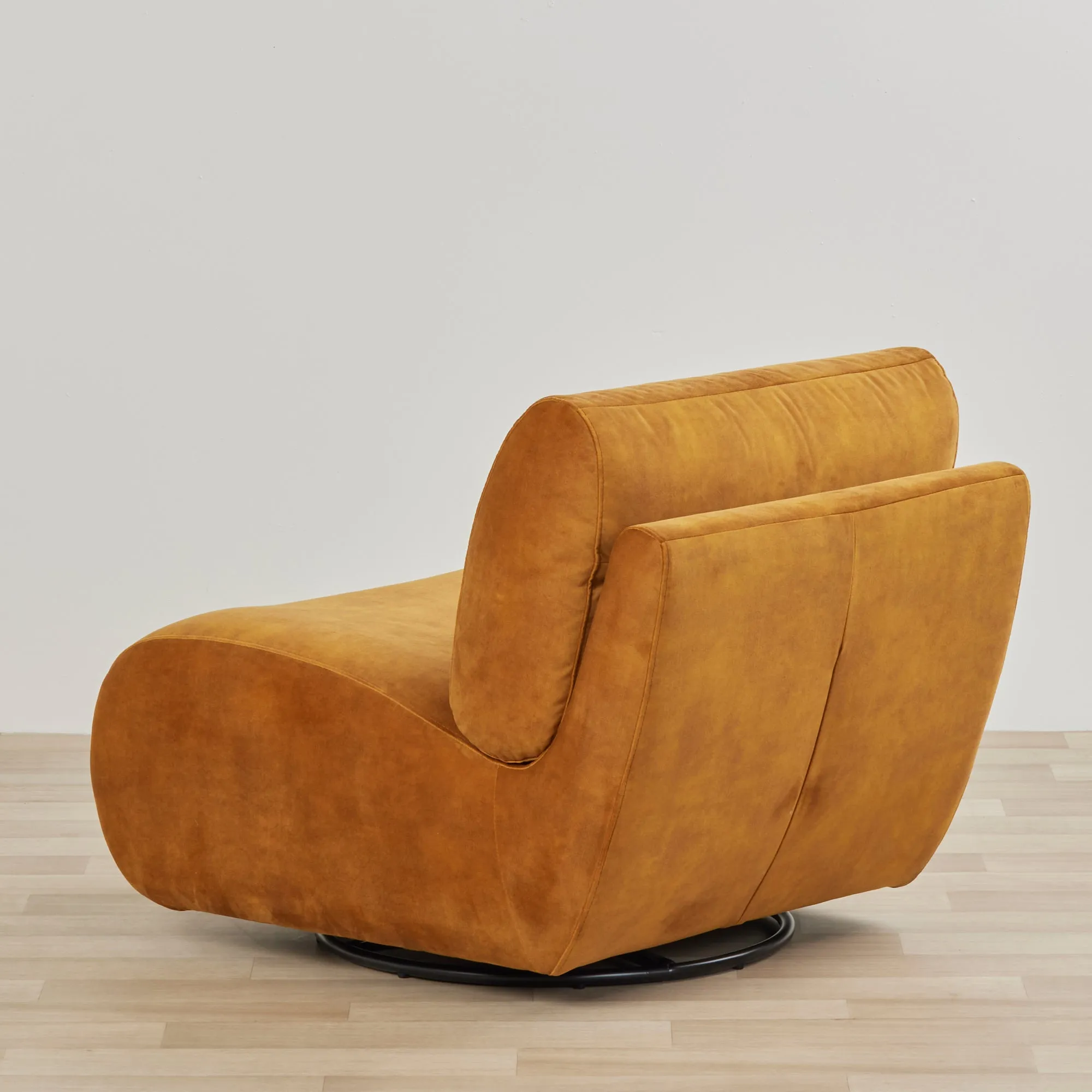 Sashka Swivel Chair - Old Gold