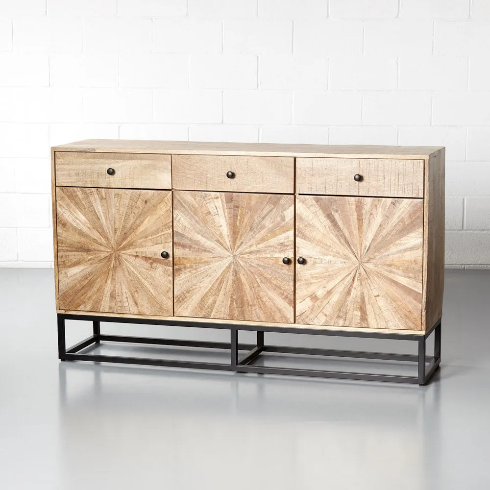 SUNBURST - Mango Wood Sideboard