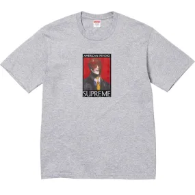 SUPREME AMERICAN PSYCHO TEE-GREY