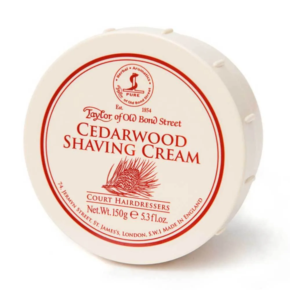 Taylor of Old Bond Street Cedarwood Shaving Cream Bowl