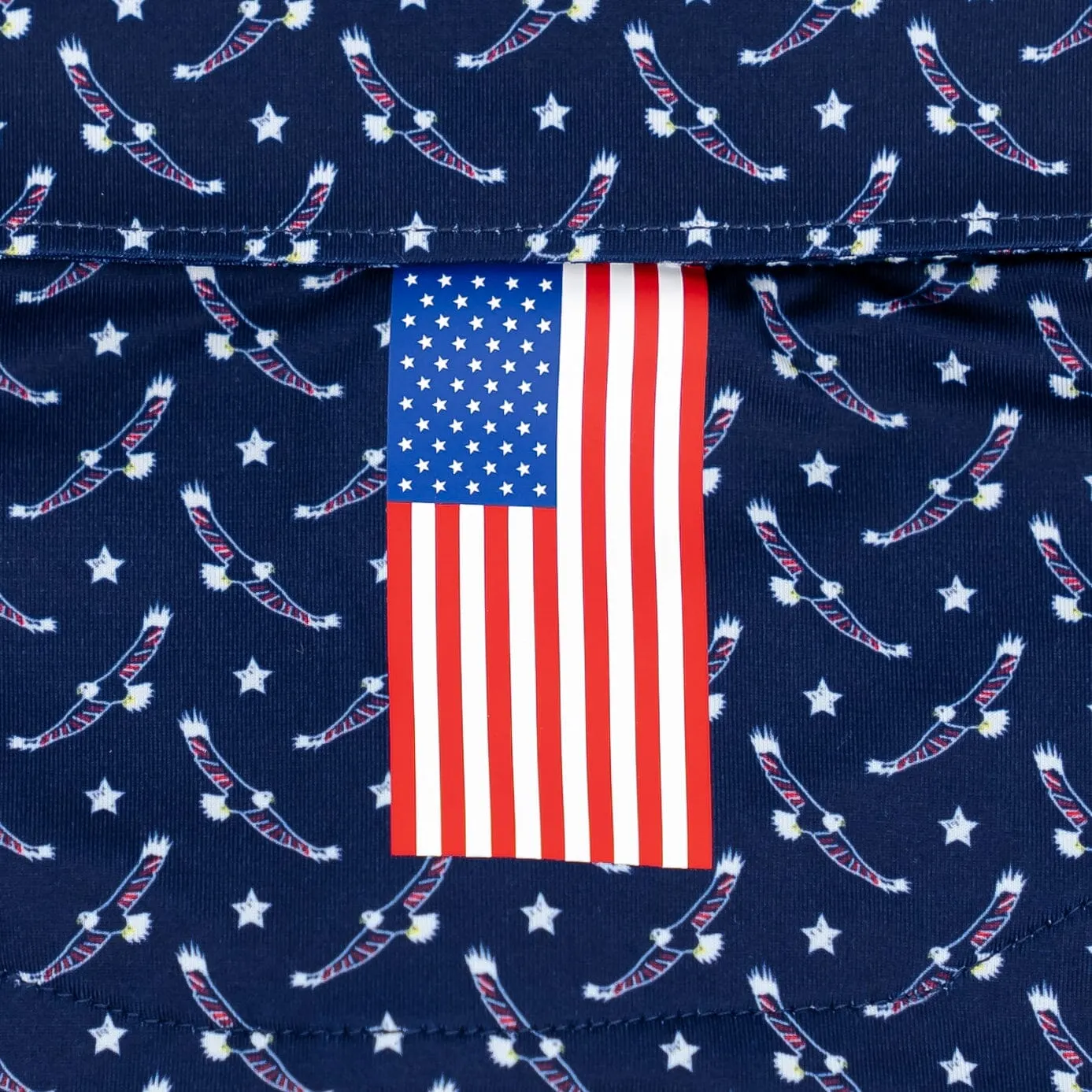 The Lil' Bald Eagle | Performance Polo | The Bald Eagle - Admiral Navy - USA