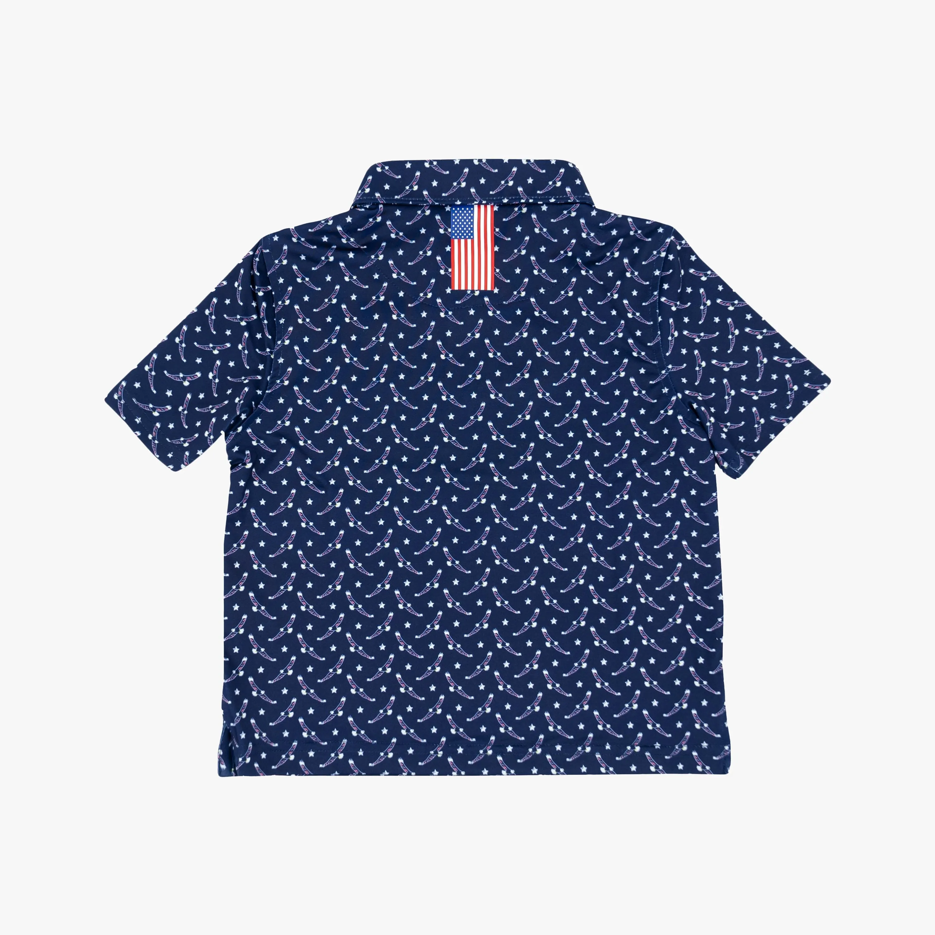 The Lil' Bald Eagle | Performance Polo | The Bald Eagle - Admiral Navy - USA