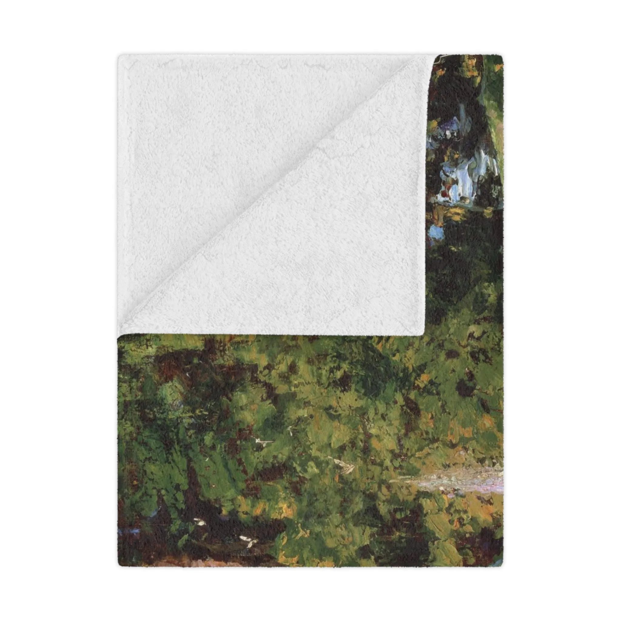 Thomas Mostyn: "An Old World Garden" - Microfiber Blanket