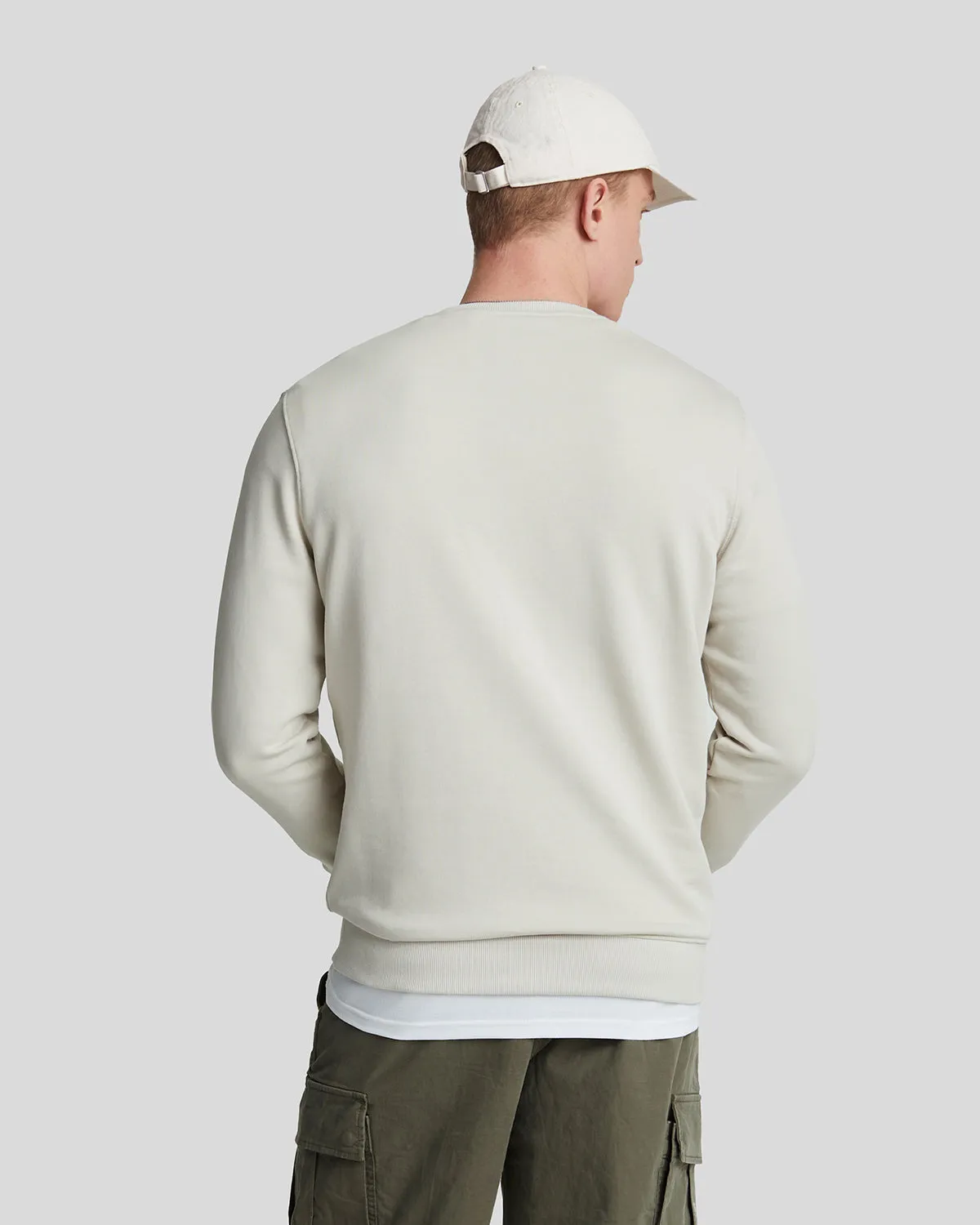 Tonal Eagle Crew Neck Sweatshirt