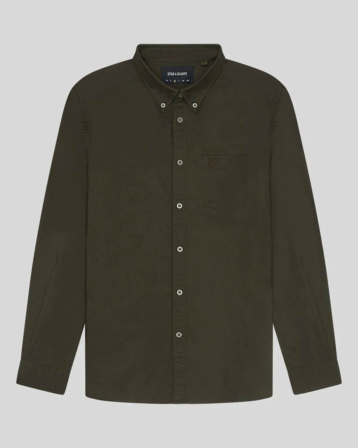 Tonal Eagle Plain Oxford Shirt