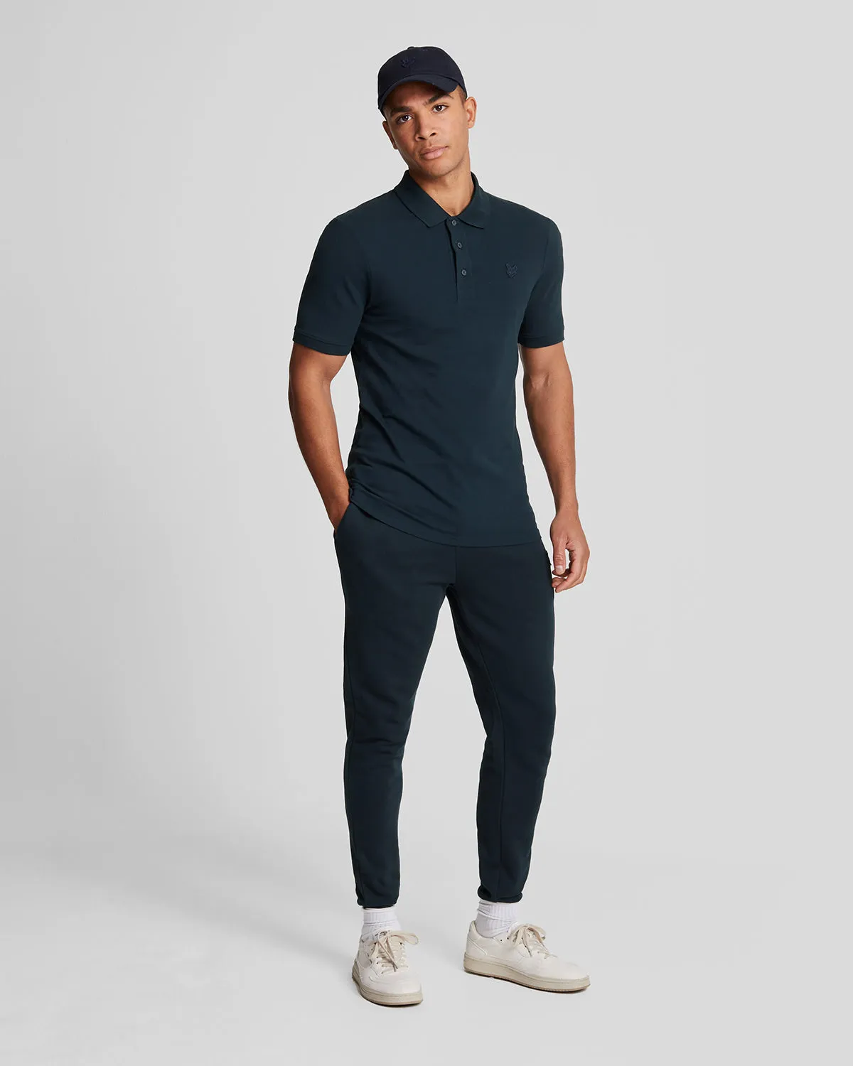 Tonal Eagle Polo Shirt