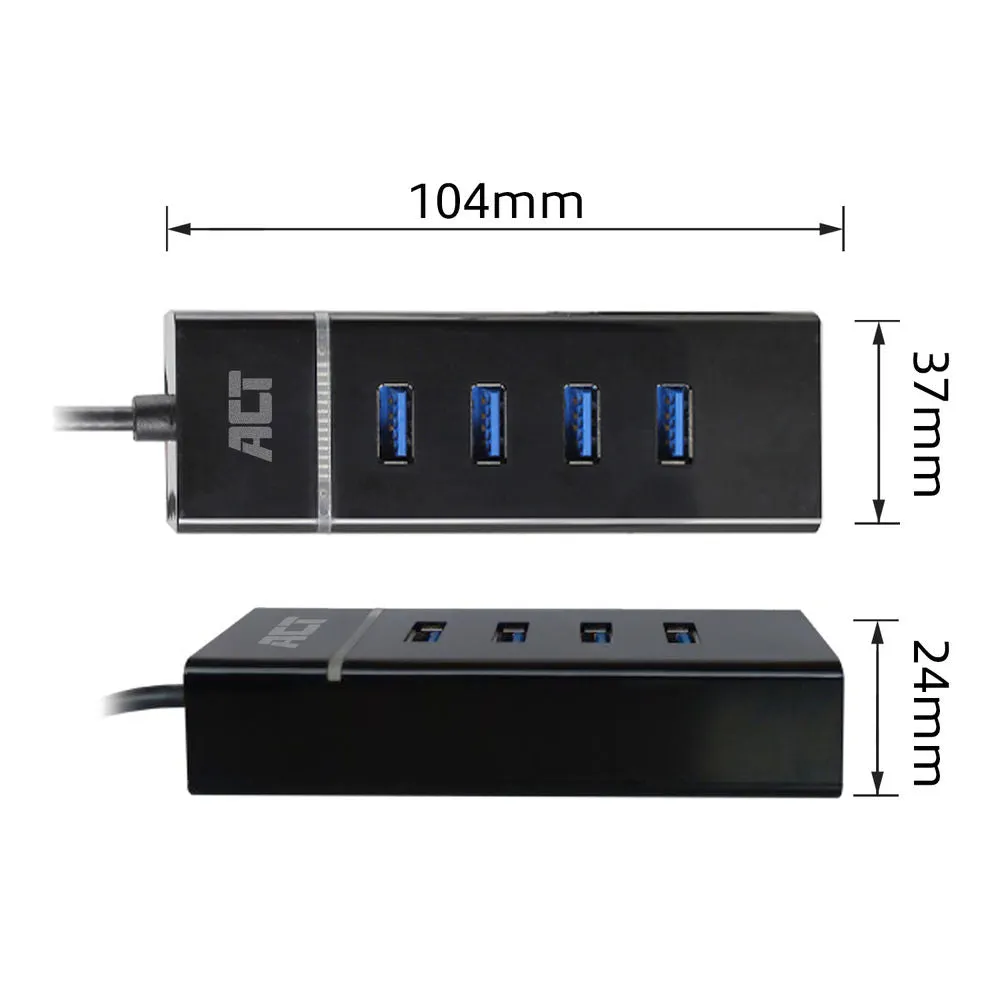 USB-C Hub 3.2 with 4 USB-A ports