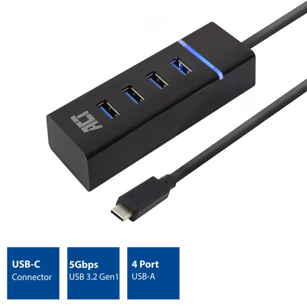 USB-C Hub 3.2 with 4 USB-A ports