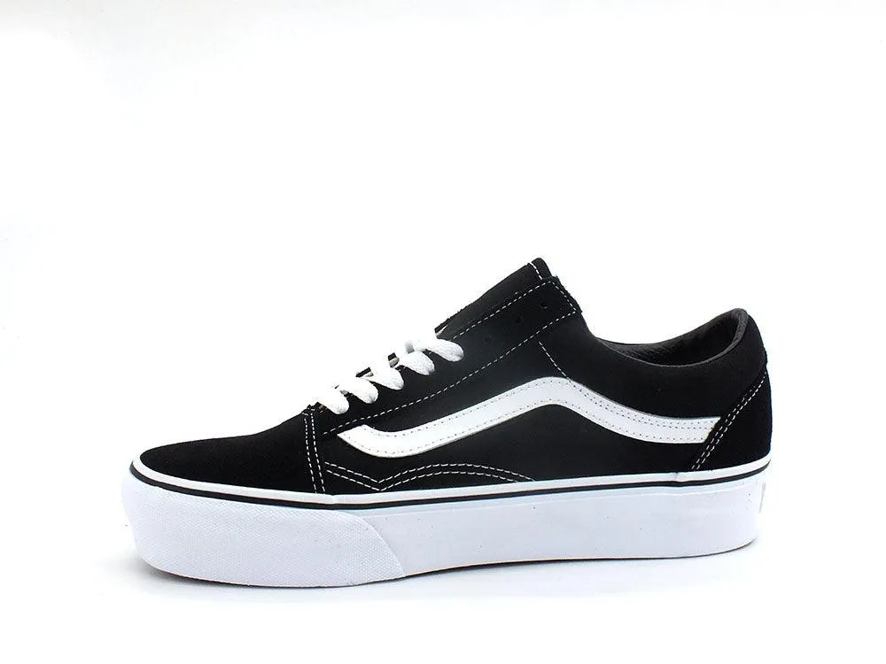 VANS Old Skool Platform Sneaker Black White VN0A3B3UY281