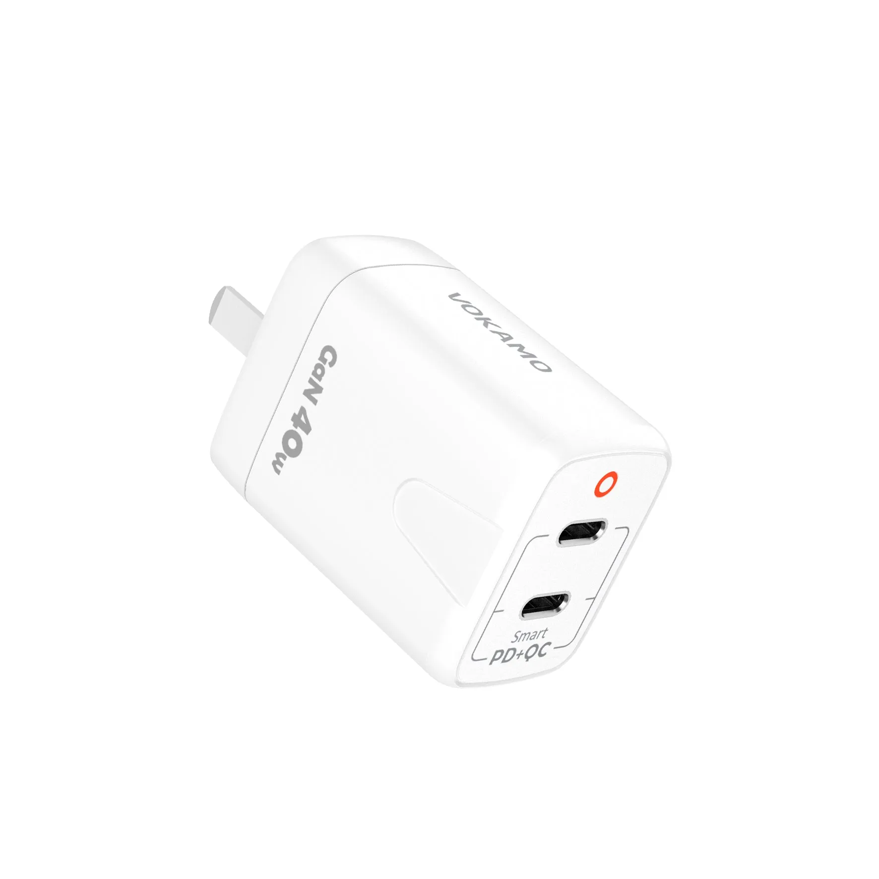 VOKAMO 40W Dual USB C Charger,Power Delivery Wall Charger (USB-C USB-C)