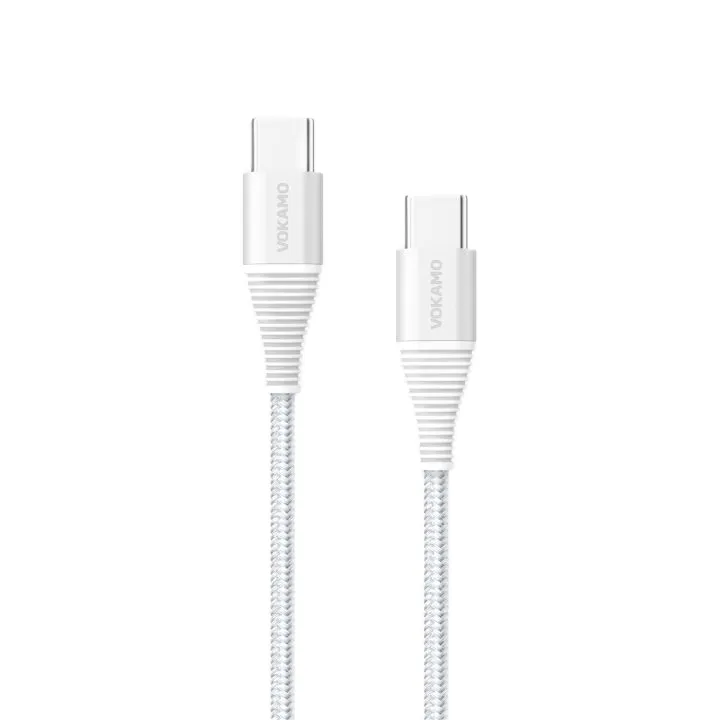 VOKAMO 60W Braided USB-C to USB-C Fast Charging Cable