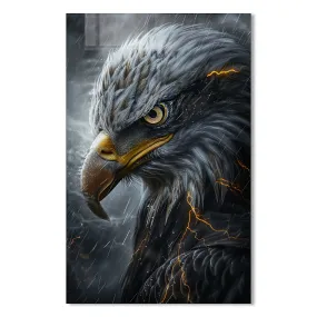 Wild Eagle - Tempered Glass Wall Art